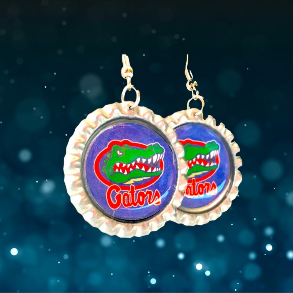 University Of Florida GATORS Handmade Earrings *NEW*